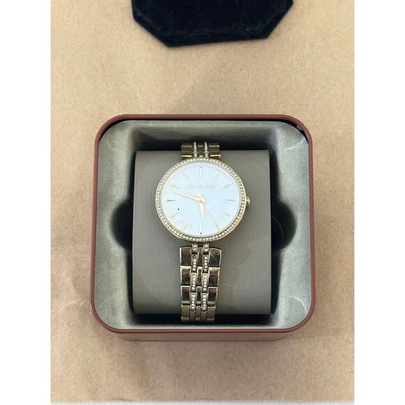 Michael Kors MK7167 Anabeth Quartz White Women's Watch - Picture 1 of 5